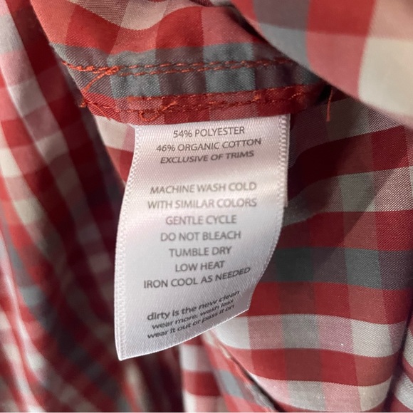 Toad & Co Shirt Mens XL Plaid Red Gray Long Sleeve Button Down Lightweight - Picture 9 of 11
